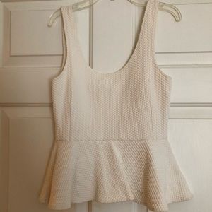 Anthropologie peplum top